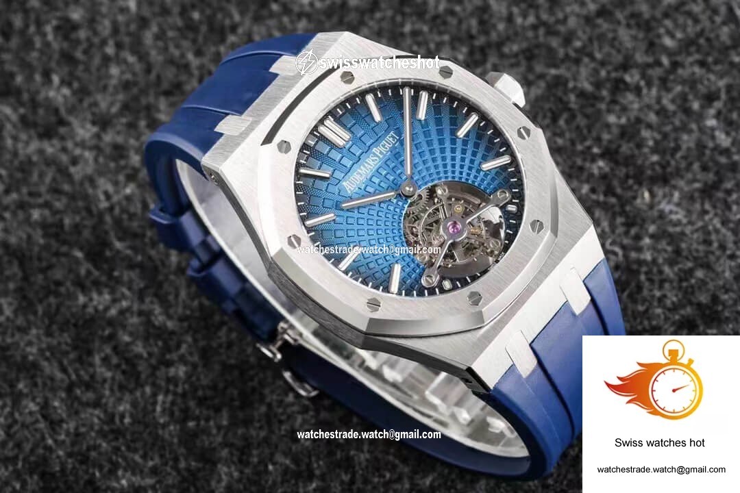 Audemars Piguet Royal Oak Tourbillon R8 Factory V3 Blue Strap 3