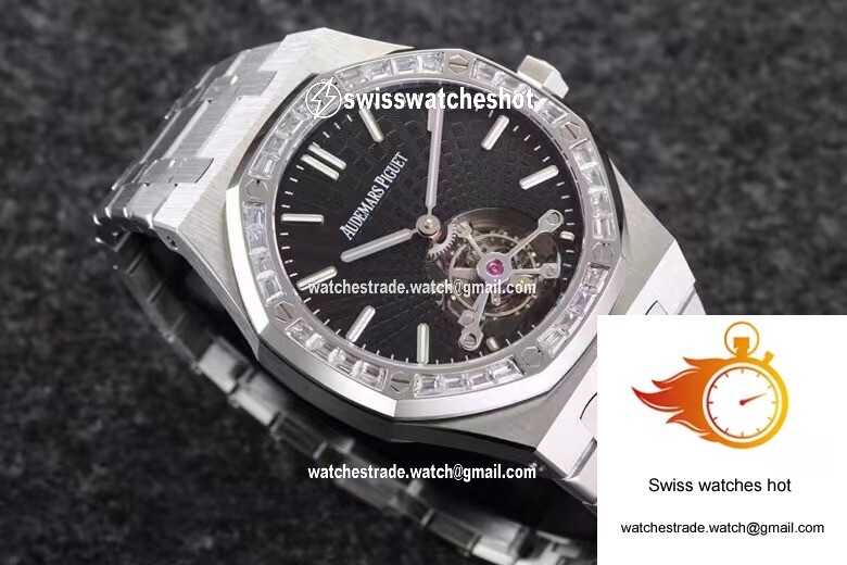 Audemars Piguet Royal Oak Tourbillon 26521BC.ZZ.1220BC.01 R8 Factory Diamond-set Bezel 3