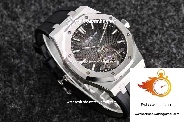 Audemars Piguet Royal Oak Tourbillon R8 Factory V3 Black Strap 3