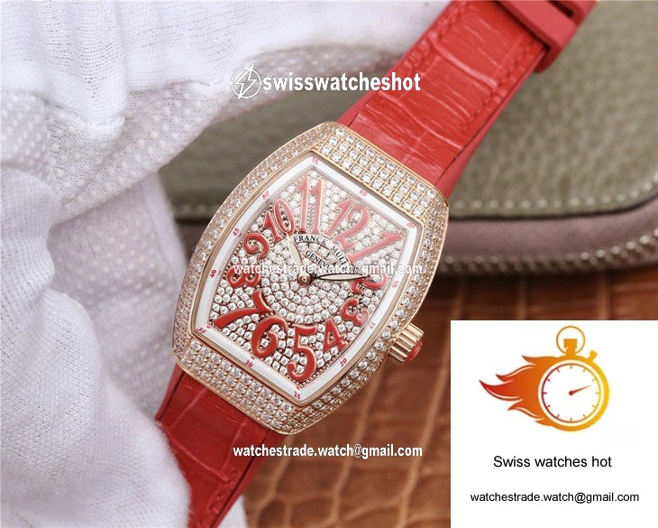 Franck Muller Vanguard Ladies ABF Factory Diamond Case 3