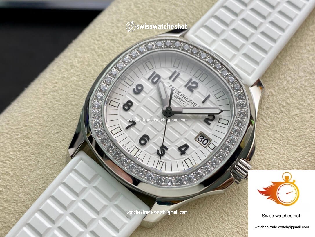 Patek Philippe Aquanaut Quartz Ladies 5067A-024 PPF Factory Diamond-set Bezel 3