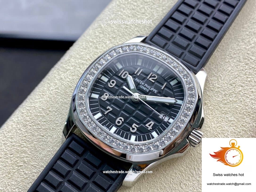 Patek Philippe Aquanaut Quartz Ladies 5067A-001 PPF Factory Diamond-set Bezel 3