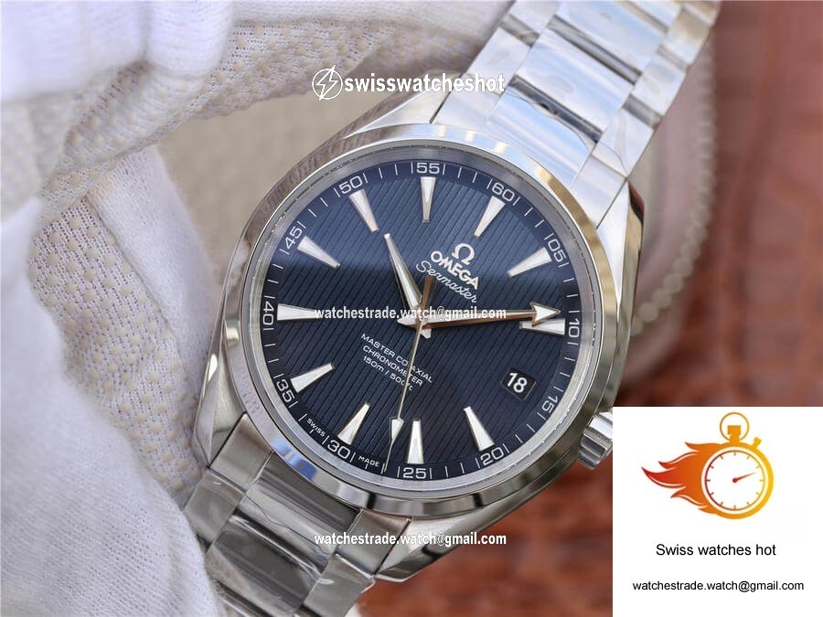 Omega Seamaster 231.10.42.21.03.001 VS Factory Blue Dial 3