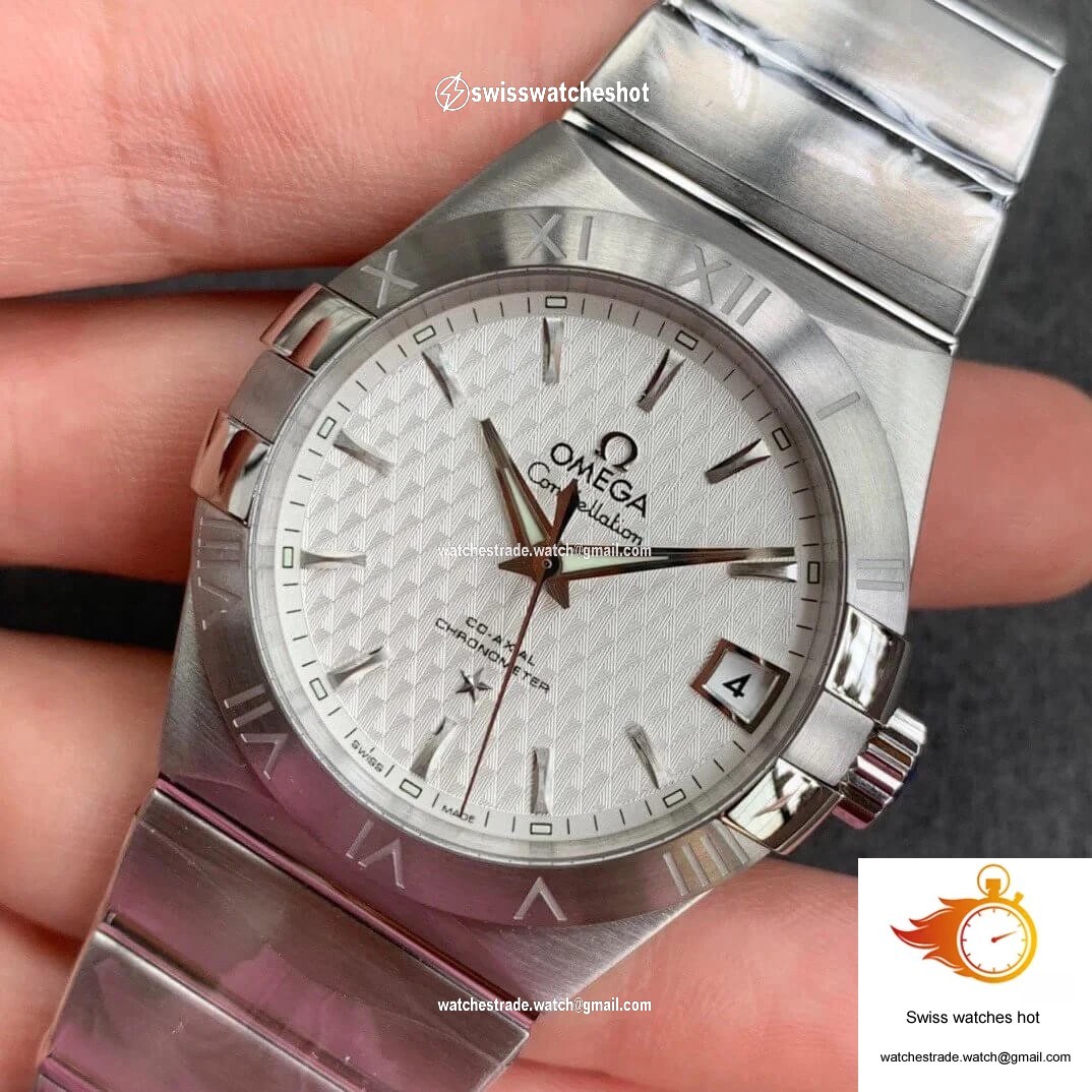 Omega Constellation 123.10.38.21.02.004 VS Factory Stainless Steel 3