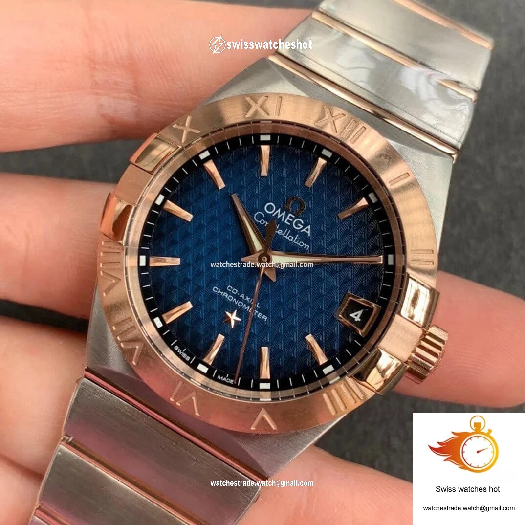 Omega Constellation 123.20.38.21.03.001 VS Factory Rose Gold 3