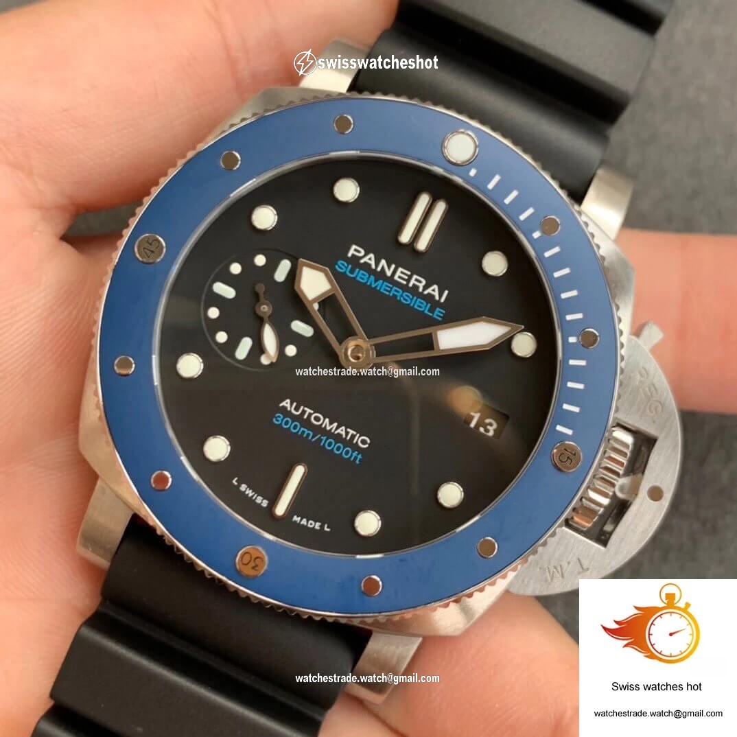 Panerai Submersible PAM01209 VS Factory Blue Bezel 3