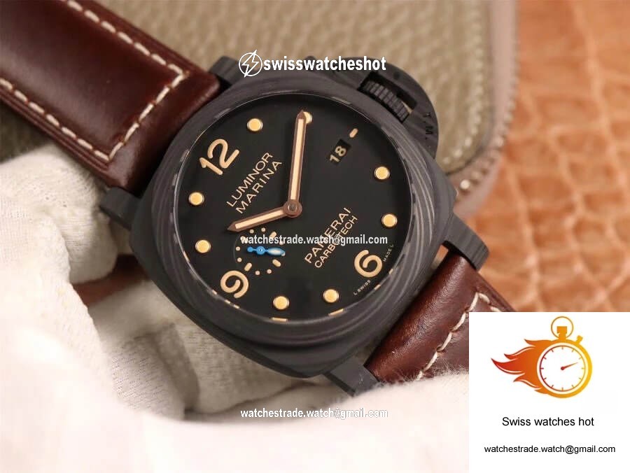 Panerai Luminor 1950 PAM00661 VS Factory Carbon Fiber Case 3