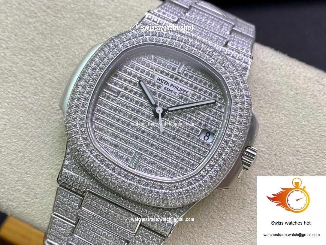 Patek Philippe Nautilus 5719/1G-001 PPF Factory Diamond Dial 3