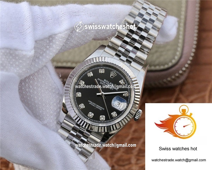 Rolex Datejust M126234-0027 GM Factory Black Diamond-se Dial 3