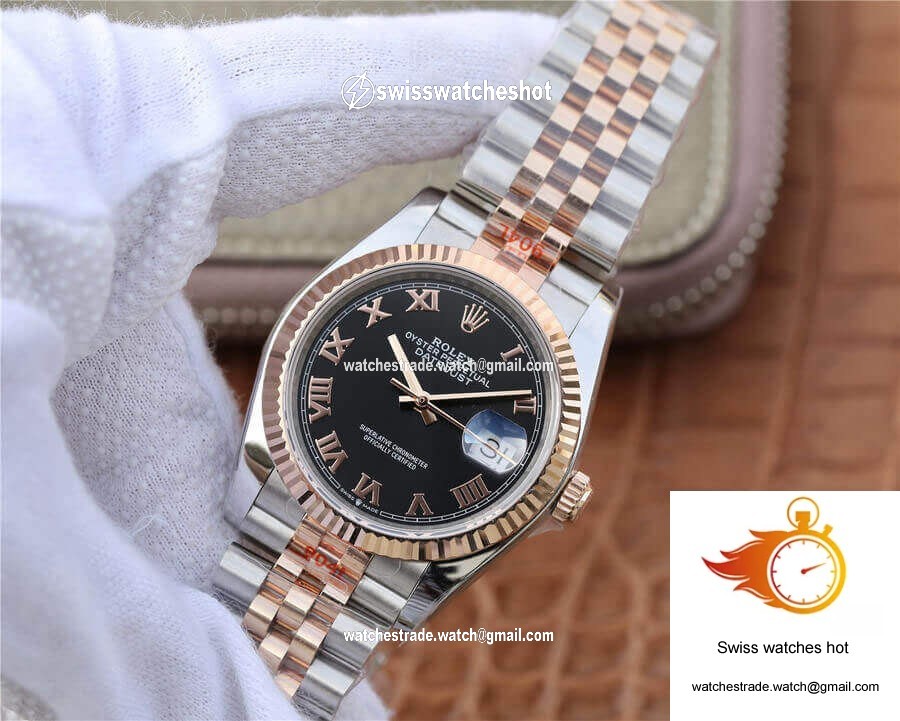 Rolex Datejust 116231 36MM GM Factory Rose Gold 3