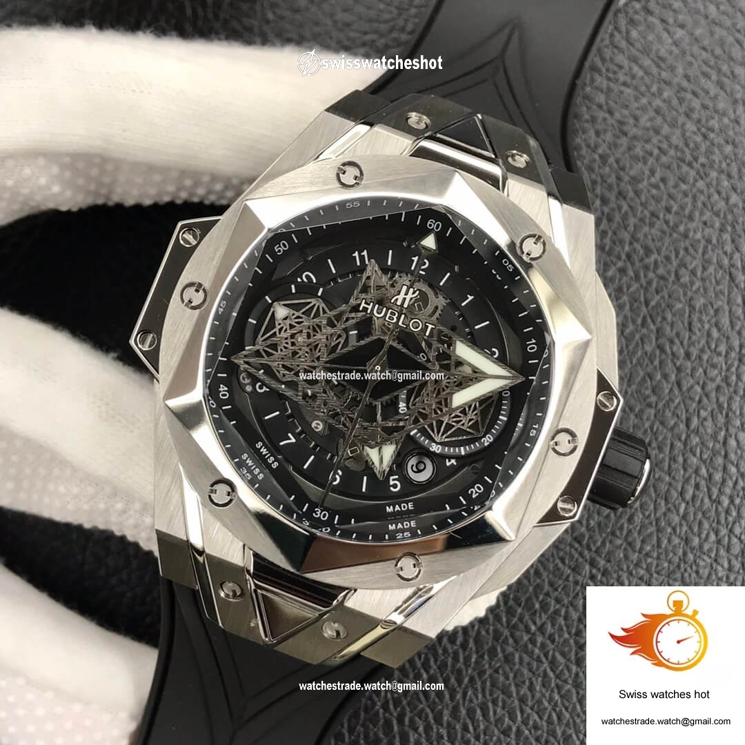 Hublot Big Bang Sang Bleu II 418.NX.1107.RX.MXM19 HB Factory Titanium Case 3