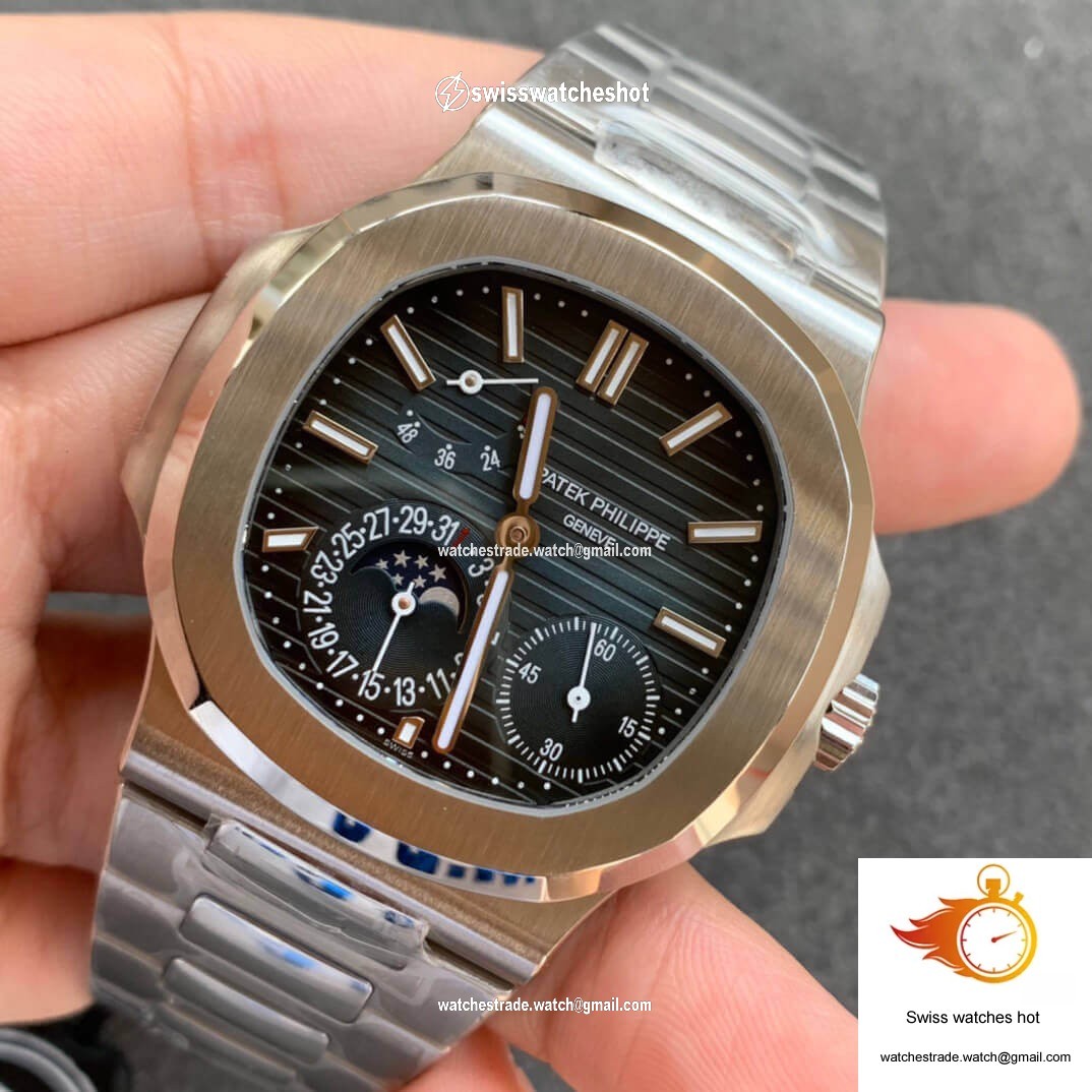 Patek Philippe Nautilus 5712/1A-001 ZF Factory Dark Blue Dial 3