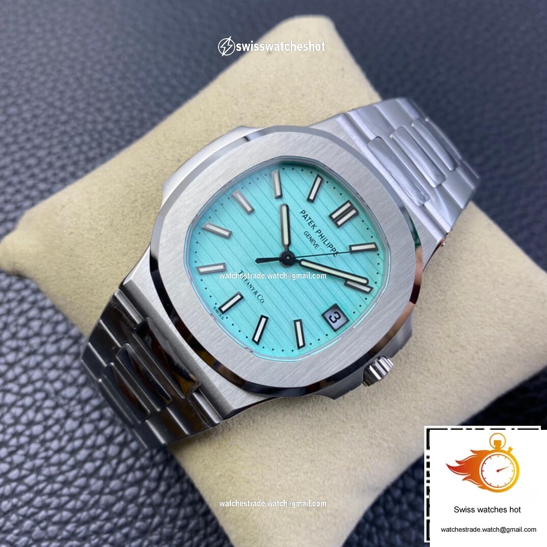 Patek Philippe Nautilus 5711/1A-018 3K Factory Tiffany Blue Dial 3