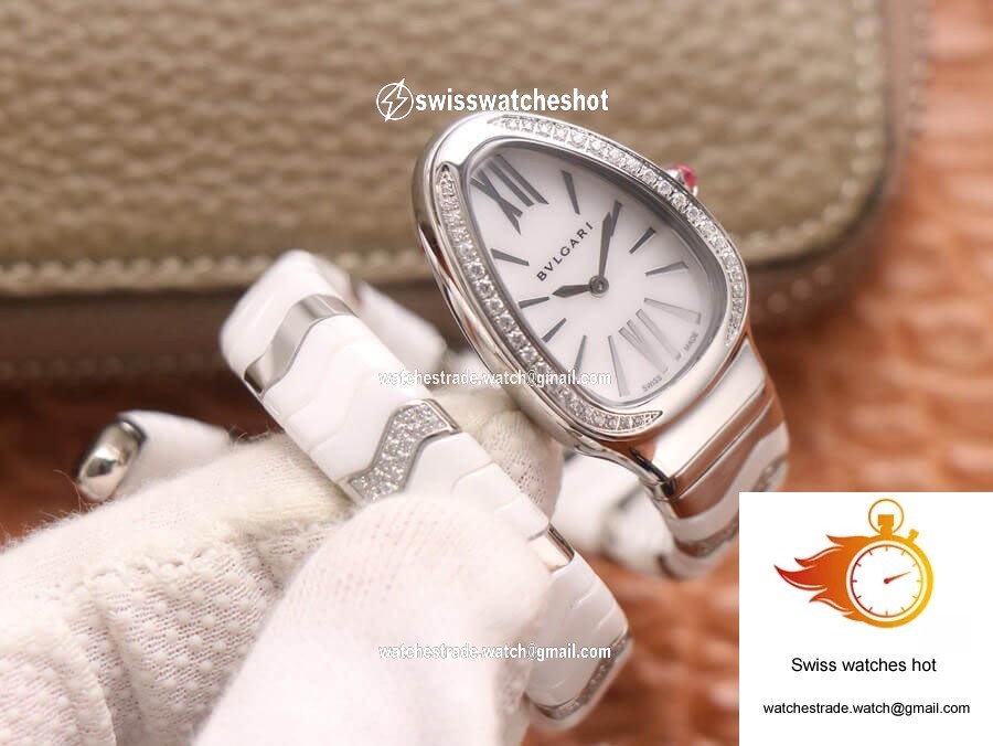 Bvlgari Serpenti BV Factory Stainless Steel Diamond Case 3