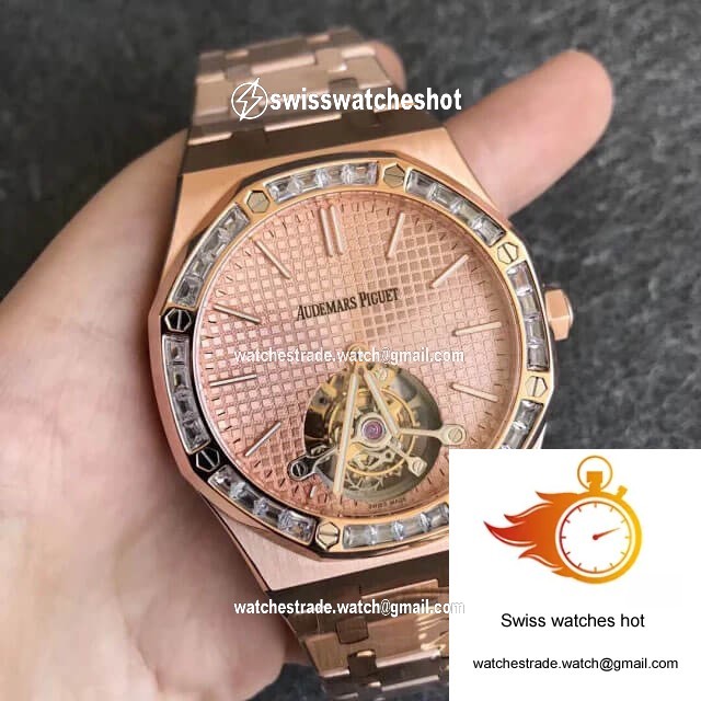 Audemars Piguet Royal Oak Tourbillon Extra Thin 26514OR.ZZ.1220OR.01 R8 Factory Diamond Bezel 3