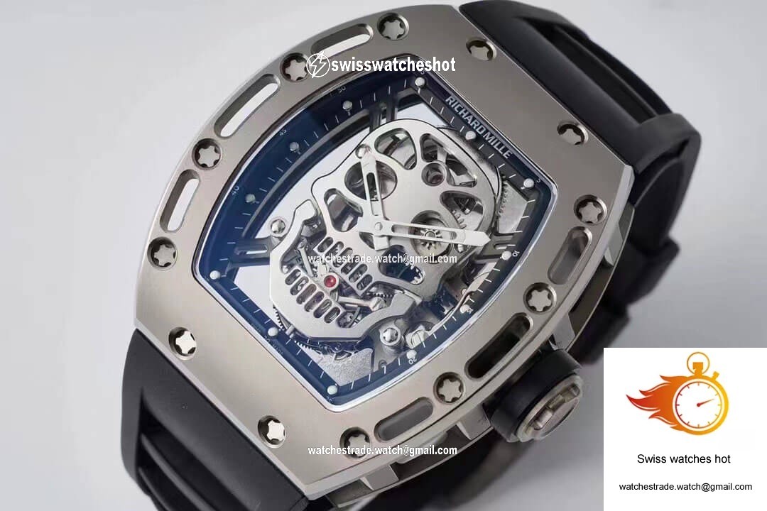 Richard Mille RM052 Tourbillon EUR Factory Titanium Skull Dial 3