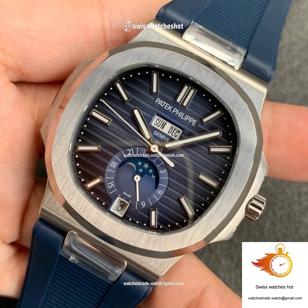 Patek Philippe Nautilus 5726 Moonphase GR Factory V2 Blue Dial 3