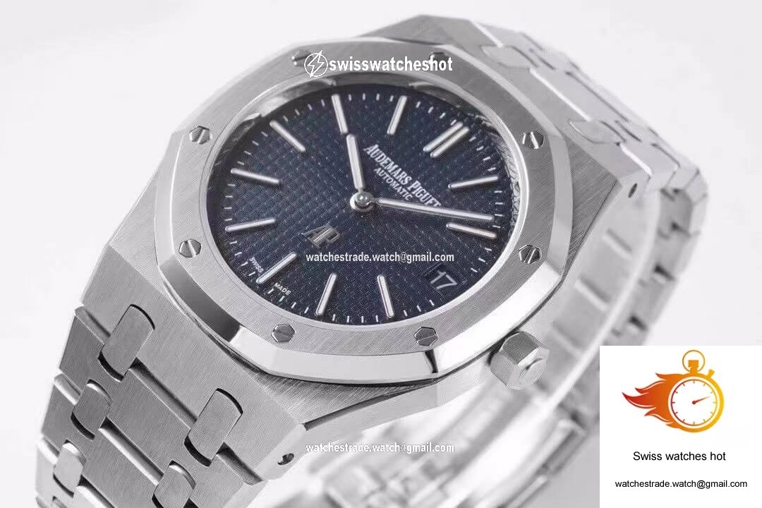 Audemars Piguet Royal Oak 15202ST.OO.1240ST.01 KZ Factory Blue Dial 3