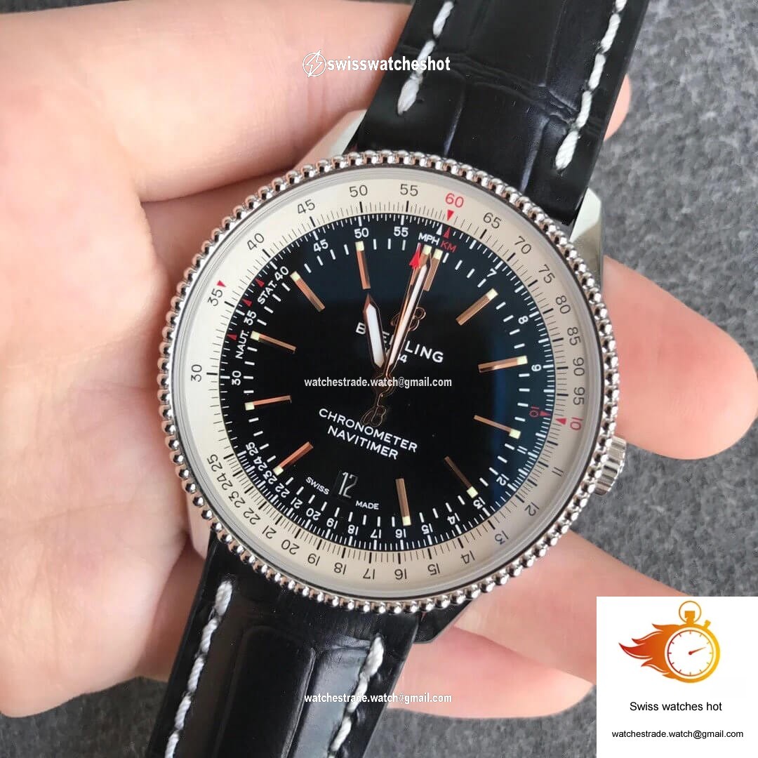 Breitling Navitimer 1 A17326211B1P1 V7 Factory Black Dial 3