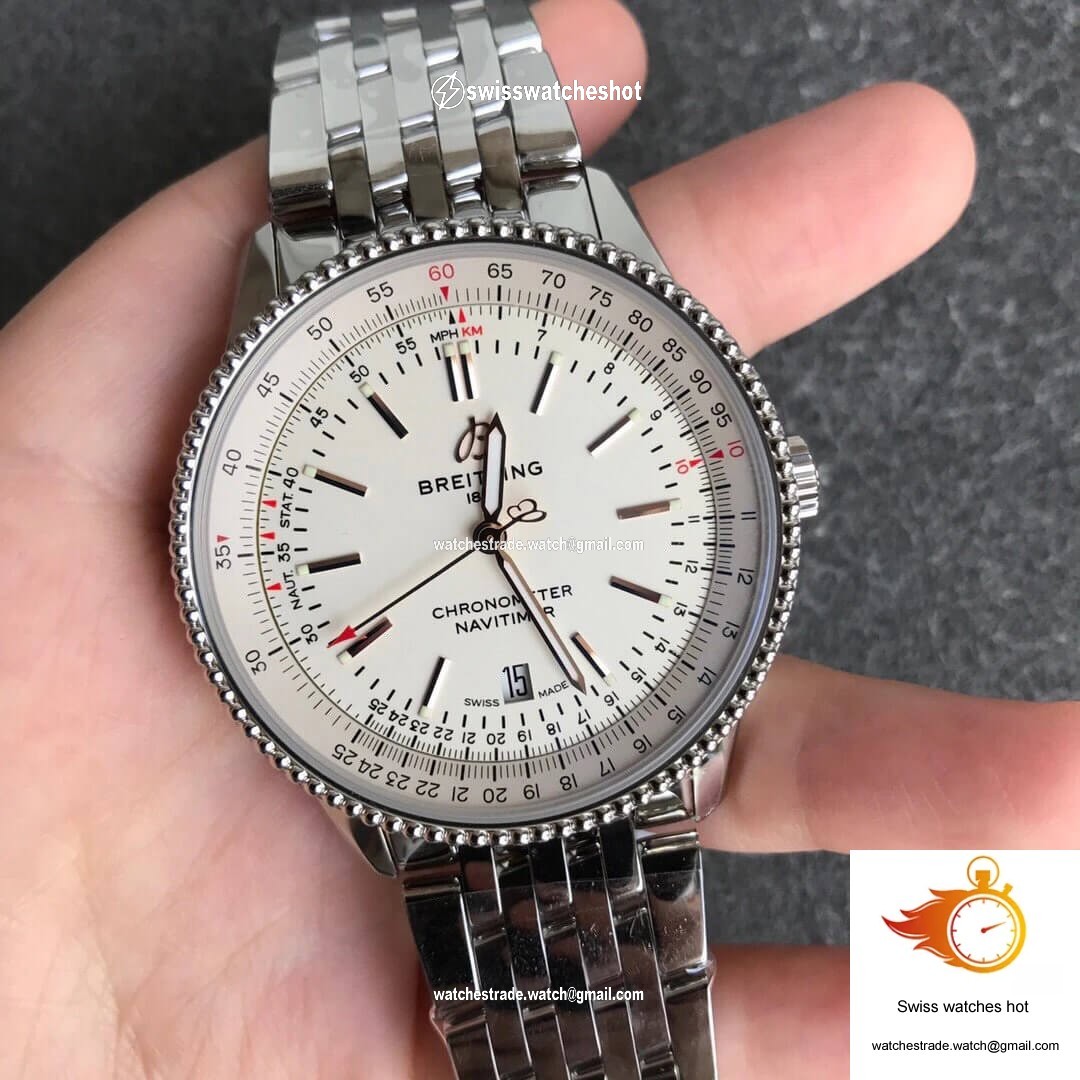 Breitling Navitimer 1 A17326211G1A1 V7 Factory Stainless Steel 3