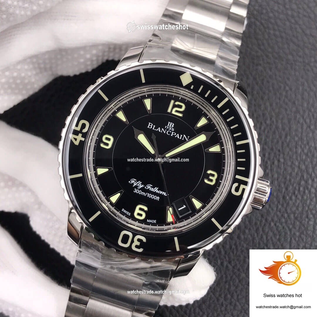 Blancpain Fifty Fathoms 5015 ZF Factory Stainless Steel Black Dial 3