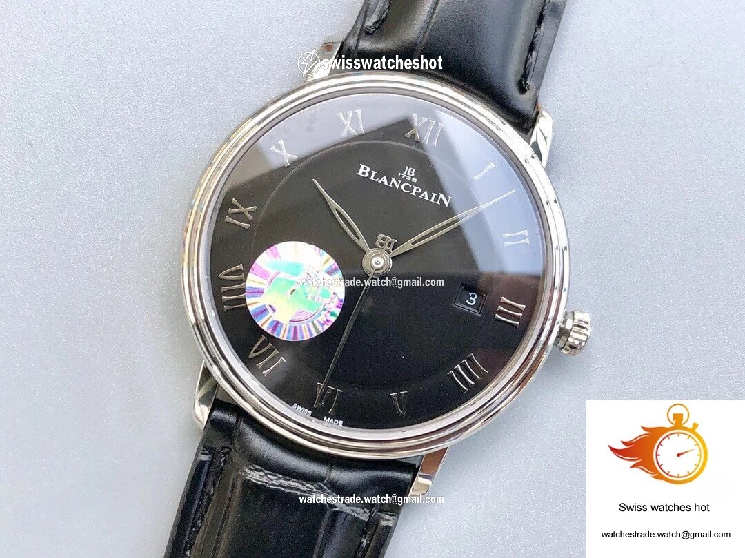 Blancpain Villeret 6551-1127-55B ZF Factory Black Dial 3