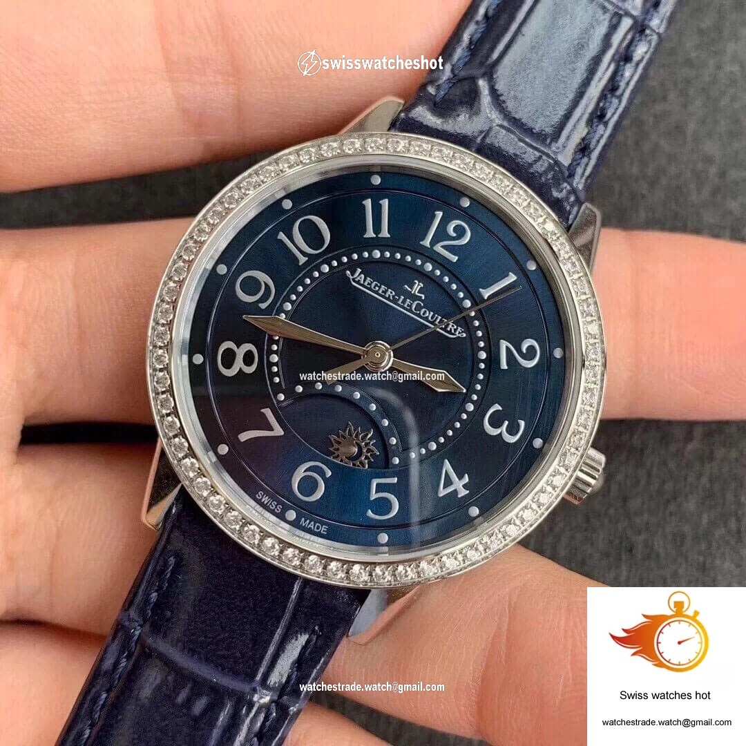 Jaeger LeCoultre Rendez Vous 3448480 ZF Factory Diamond Blue Dial 3