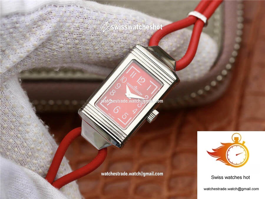 Jaeger-LeCoultre Reverso 3268560 MG Factory Stainless Steel Red Dial 3