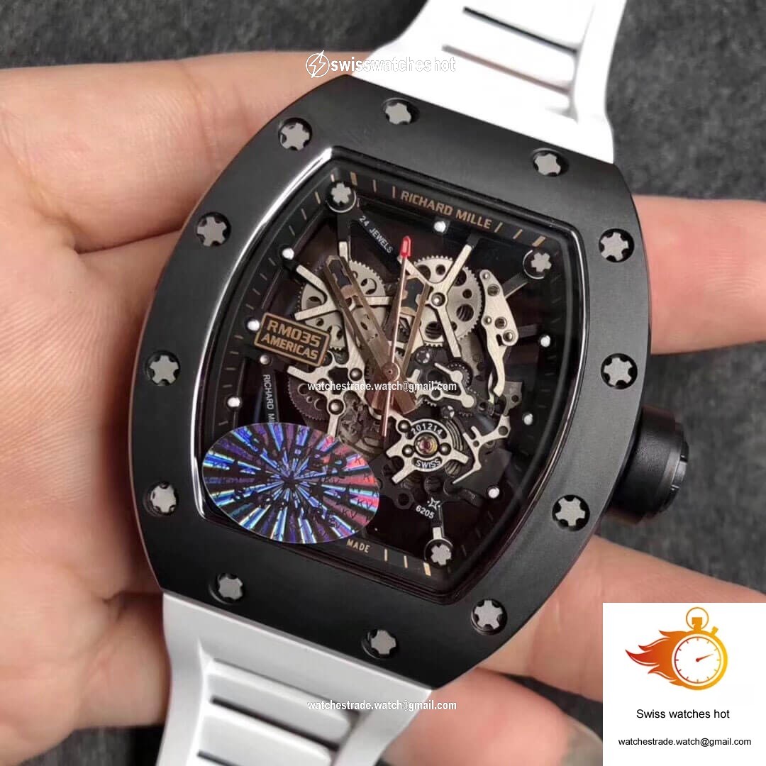 Richard Mille RM035 Americas KV Factory Black Ceramic 3
