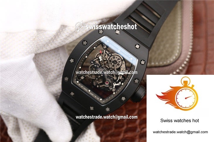 Richard Mille RM055 KV Factory Ceramics Black Strap 3
