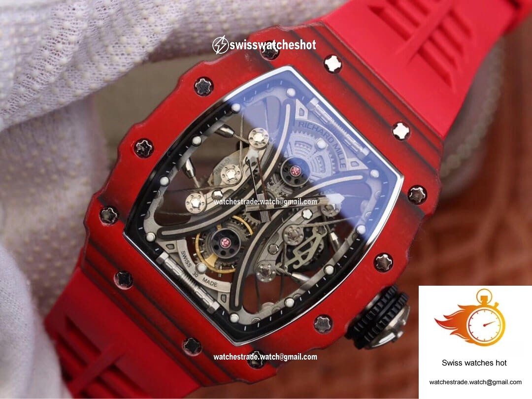 Richard Mille RM53-01 KV Factory TPT Carbon Fiber Skeleton Dial 3