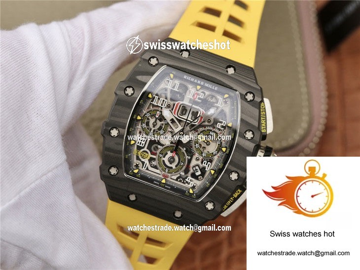 Richard Mille RM11-03 KV Factory Carbon Fiber Case 3