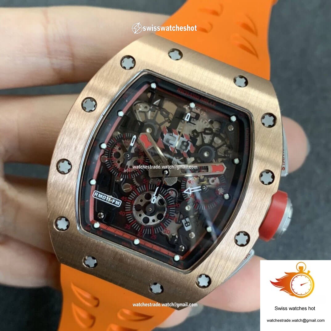 Richard Mille RM011 KV Factory Rose Gold 3