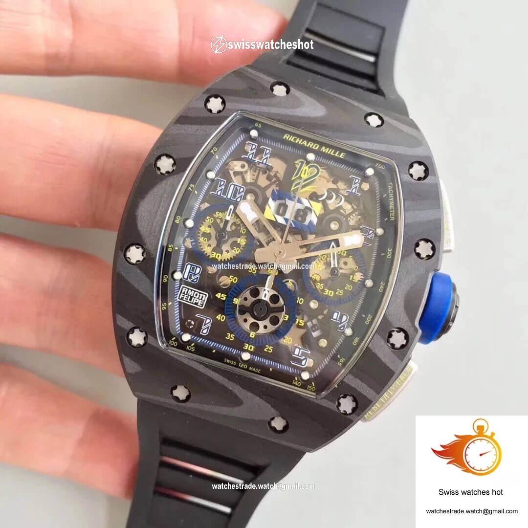 Richard Mille RM-011 KV Factory Carbon Fiber Case 3
