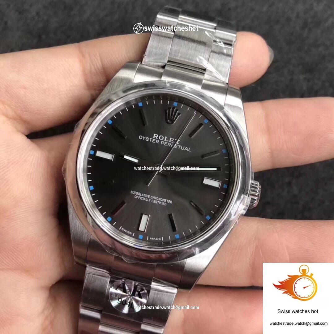 Rolex Oyster Perpetual 114300 39MM AR Factory Grey Dial 3