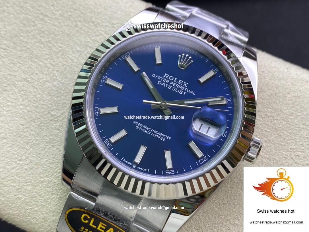 Rolex Datejust M126334-0001 Clean Factory Blue Dial 3