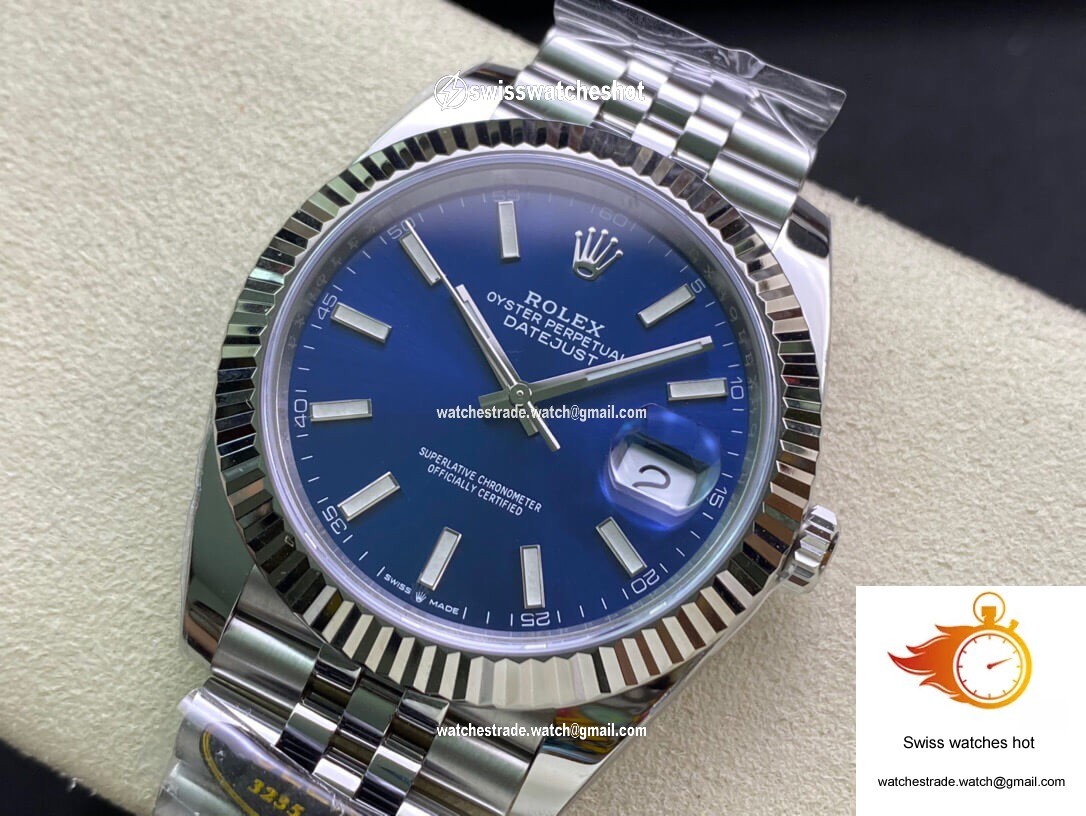 Rolex Datejust M126334-0002 Clean Factory Blue Dial 3