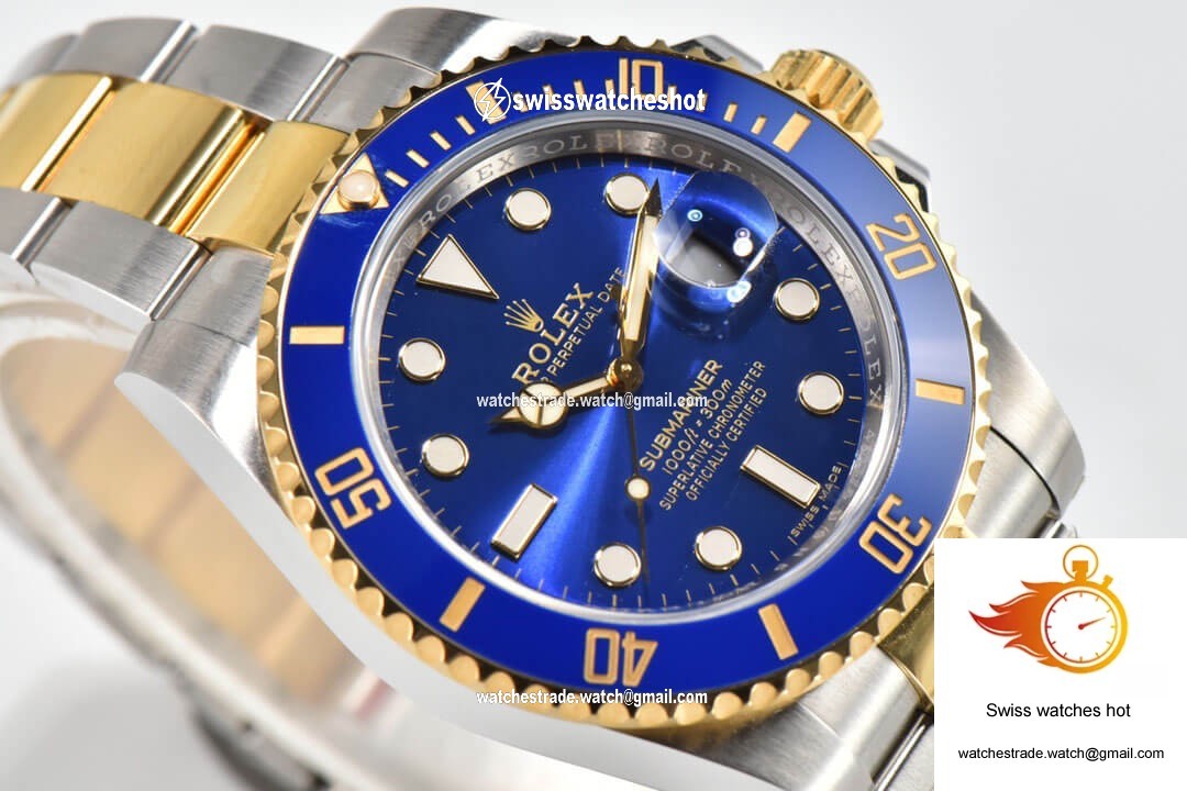 Rolex Submariner 116613LB-97203 Clean Factory V4 Blue Dial 3