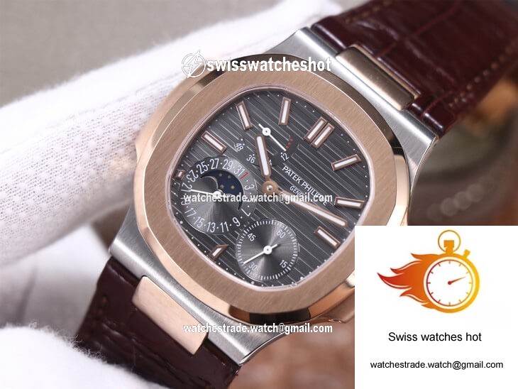 Patek Philippe Nautilus 5712GR-001 PF Factory Dark Gray Dial 3
