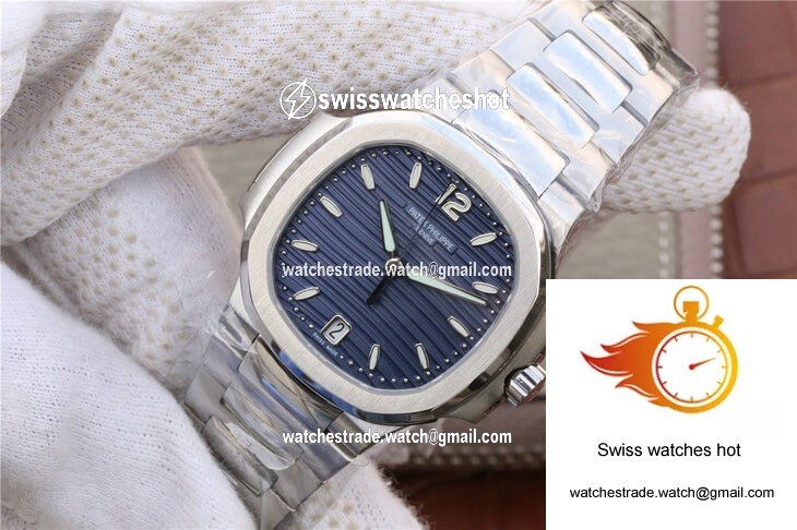Patek Philippe Nautilus Ladies 7118/1A-001 PF Factory Blue Dial 3