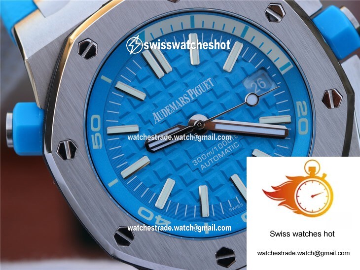 Audemars Piguet Royal Oak Offshore Diver 15710ST.OO.A032CA.01 JF Factory Blue Dial 3