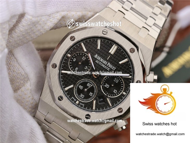 Audemars Piguet Royal Oak Chronograph 26320ST.OO.1220ST.01 OM Factory Black Dial 3