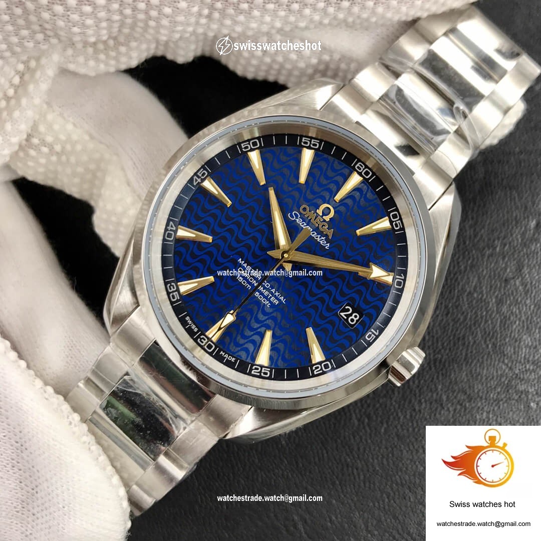 Omega Seamaster Aqua Terra 150M Rio Olympic Special Edition VS Factory Blue Dial 3