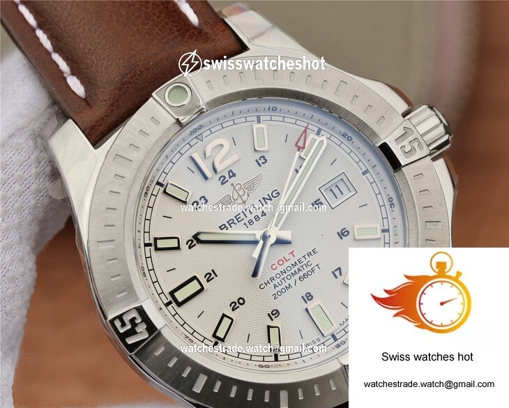 Breitling Colt Automatic A1738811/G791/437X/A20BA.1 GF Factory Silver Dial 3
