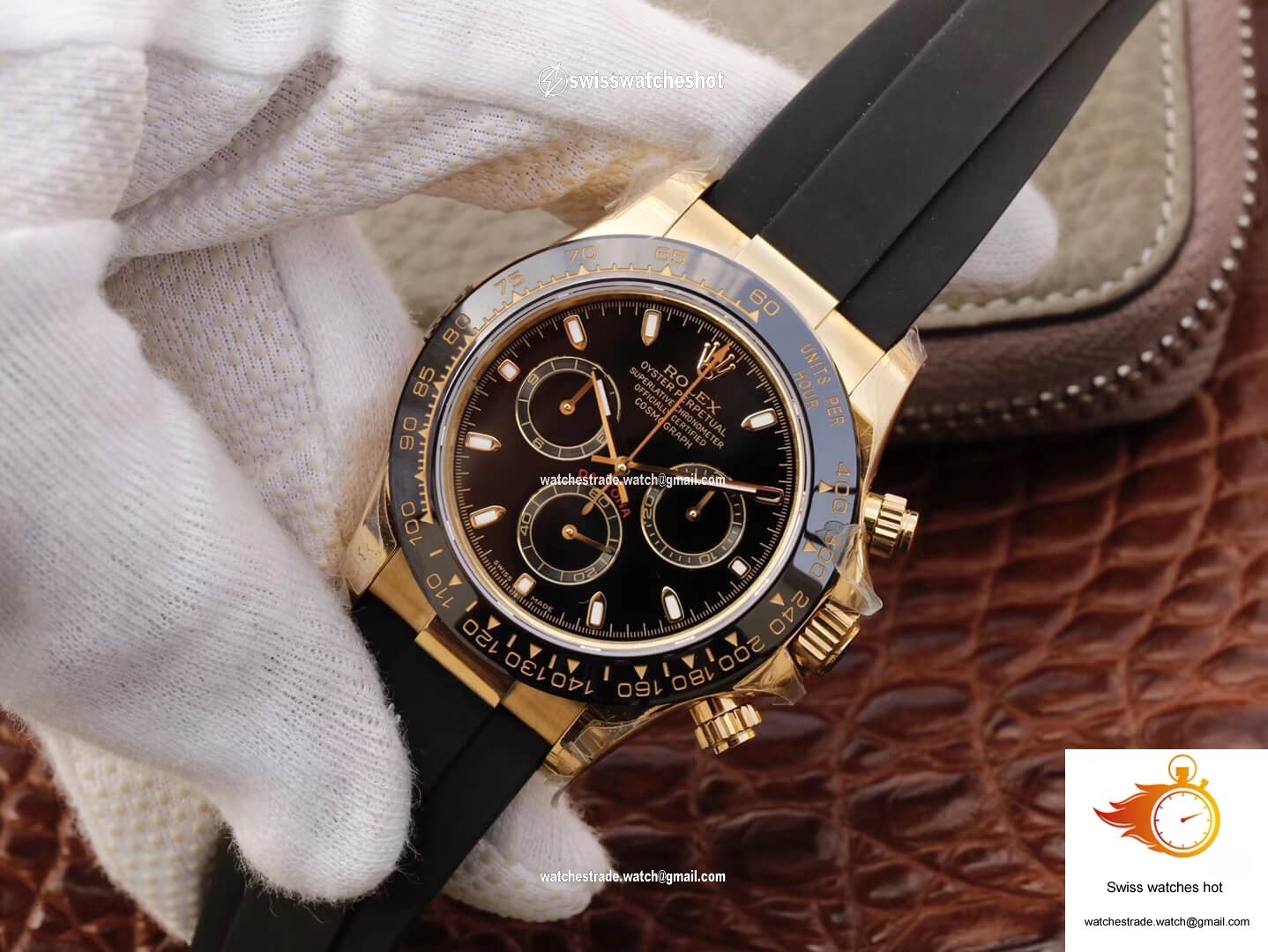 Rolex Daytona Cosmograph M116518ln-0043 JH Factory Black Dial 3
