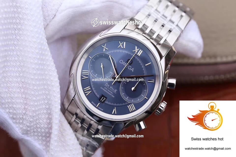 Omega De Ville 431.10.42.51.03.001 OM Factory Blue Dial 3