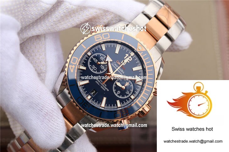 Omega Seamaster Ocean Planet 600M 215.20.46.51.03.001 OM Factory Blue Dial 3
