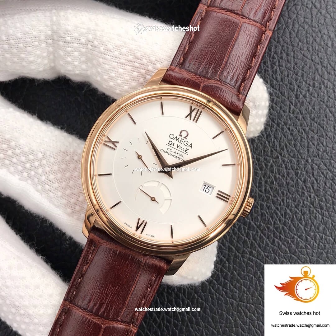 Omega De Ville 424.53.40.21.02.001 ZF Factory Red Gold 3