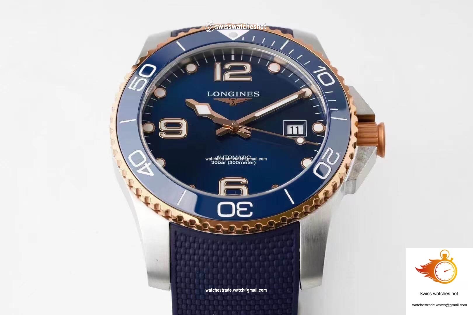 Longines Concas L3.781.3.98.9 ZF Factory Blue Dial 3
