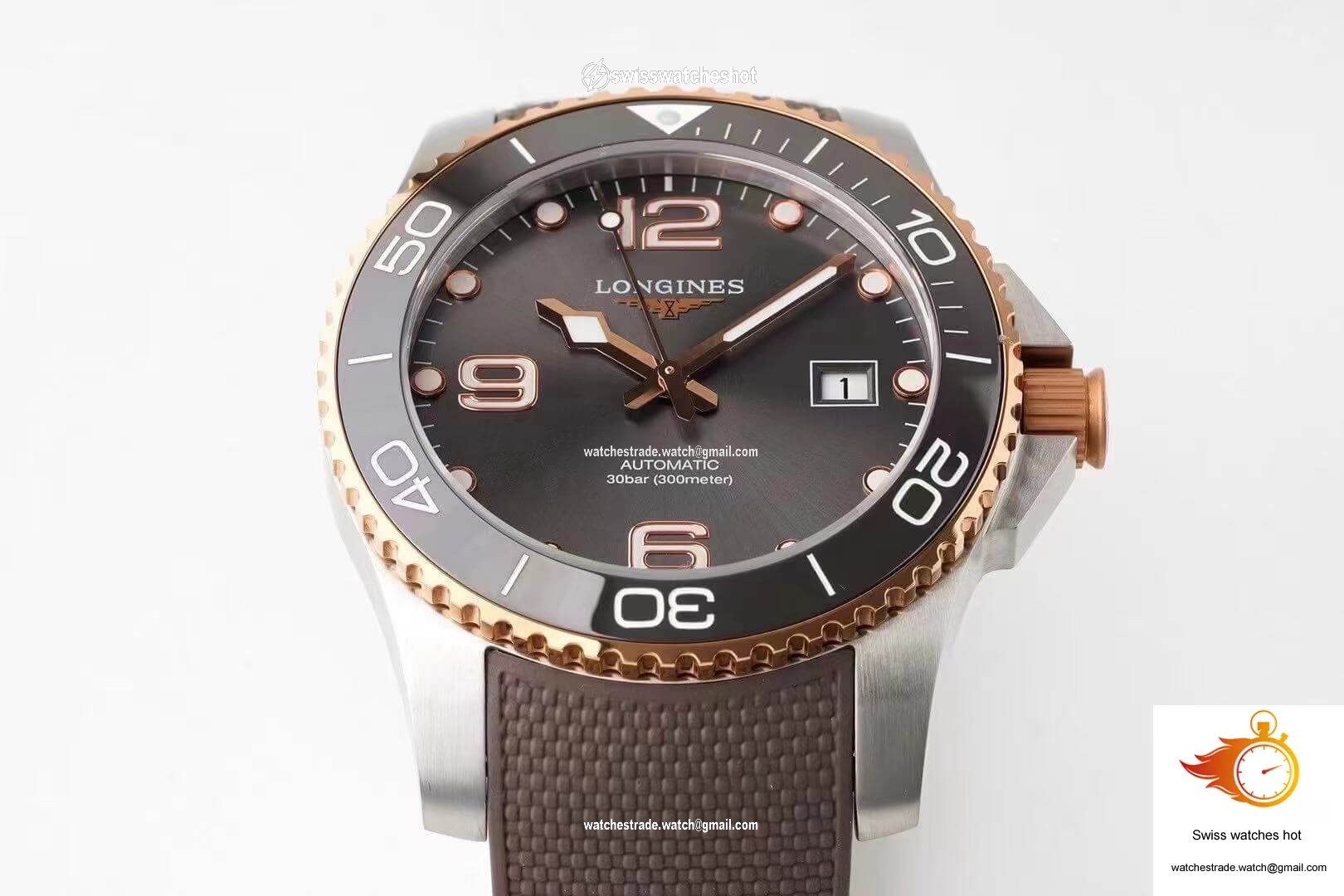 Longines Concas L3.781.3.78.9 ZF Factory Grey Dial 3